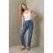 KADIN ORTA MAVİ STRAIGHT KALIP LİKRALI JEAN KOT PANTOLON YY101408
