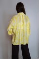KADIN SARI KREM DESENLİ DÖKÜMLÜ GÖMLEK YY101364