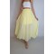 KADIN SARI YIRTMAÇLI BAĞCIKLI ŞİFON KLOŞ ETEK YY101259