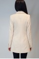 Kadın Bej Rengi Erkek Yaka Astarlı Blazer Ceket YY101012