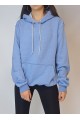 Unisex Mavi Kapüşonlu Sweatshirt YY100931